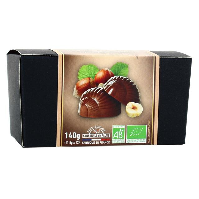 3370077582202 - Saveurs & Nature - Escargots praliné noisette chocolat au lait bio
