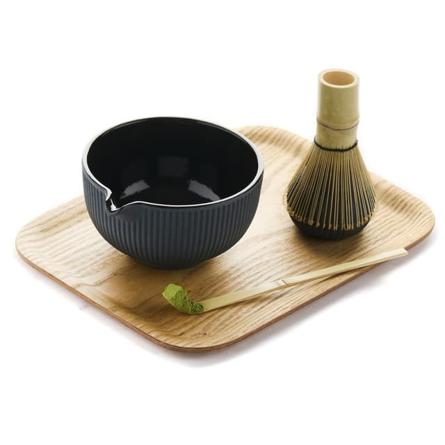 5404035732502 - Point virgule - Matcha set de 4 pièces en fonte avec bol, support, fouet et cuillère