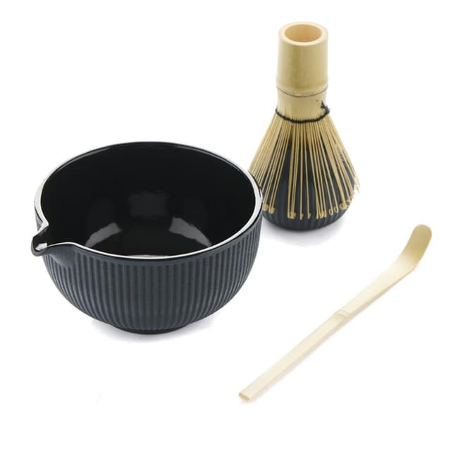 5404035732502 - Point virgule - Matcha set de 4 pièces en fonte avec bol, support, fouet et cuillère