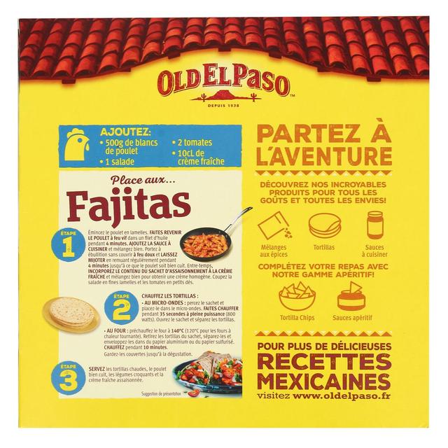 8410076472502 - Old el Paso - Kit pour fajitas recette douce