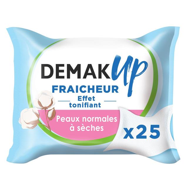 3133206782702 - Demak Up - Lingettes démaquillantes fraîcheur coton pour peaux sèches ou sensibles