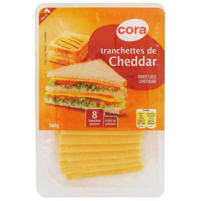 3257985312902 - Cora - Tranchettes de Cheddar