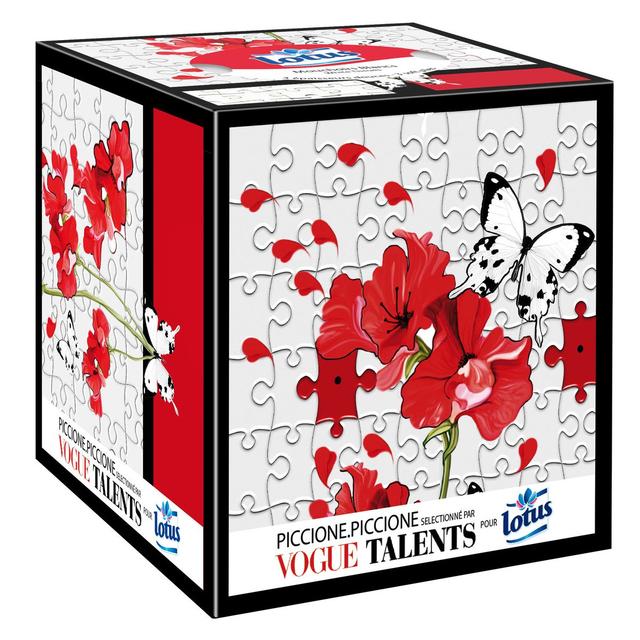 3133200153102 - Lotus - Mouchoirs blancs boîte cubique