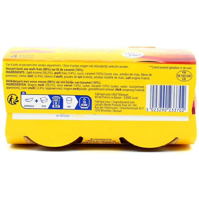 3023290233702 - La laitière - Crème caramel aux oeufs frais