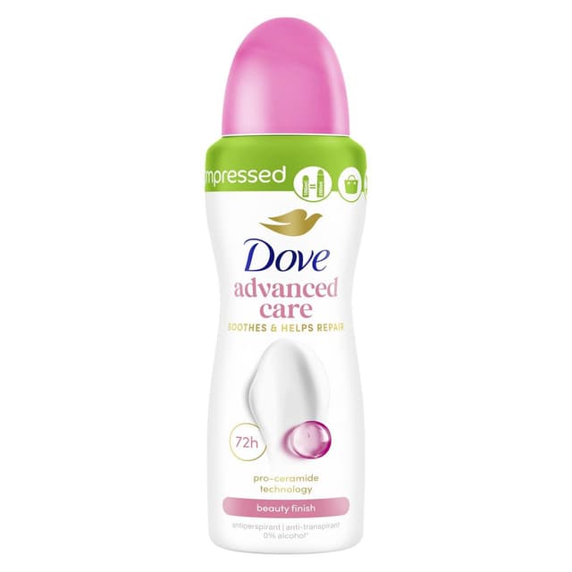 8720181814402 - Dove - Déodorant Spray Femme 72h Beauty Finish Advanced Care