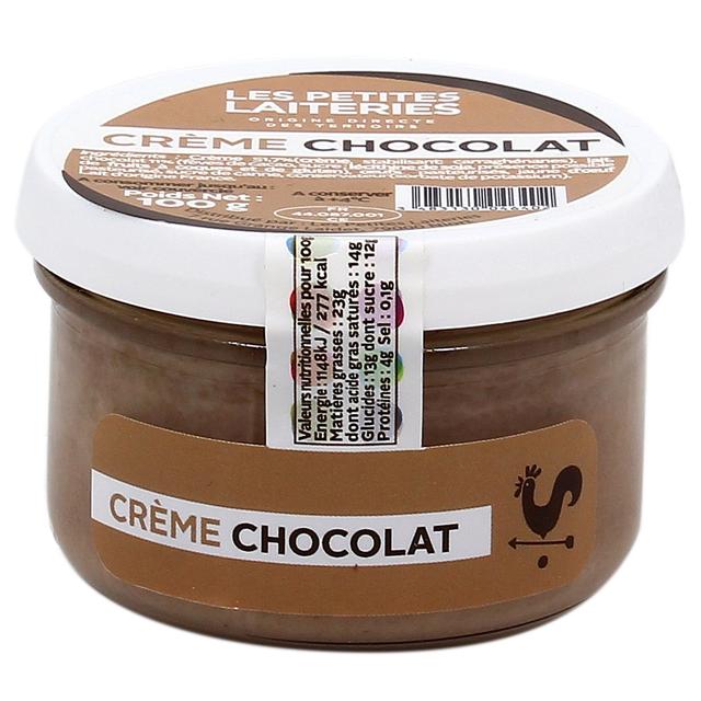 3483130046402 - Les Petites Laiteries - Petit Pot de Crème Chocolat - Lait de vache pasteurisé
