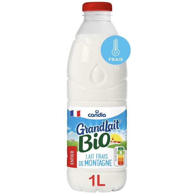 3533631567002 - Candia - Lait frais de montagne entier bio Grandlait