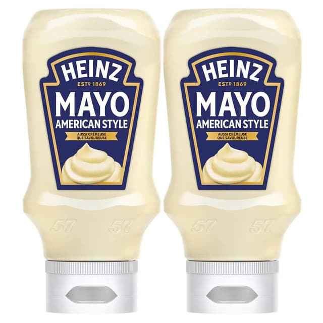 8715700421957 - Heinz - Mayonnaise American Style en Flacon Souple Squeeze Top Down