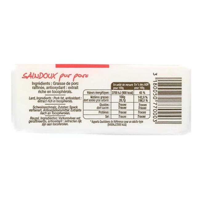 3180050770003 - Bahier - Saindoux Pur Porc