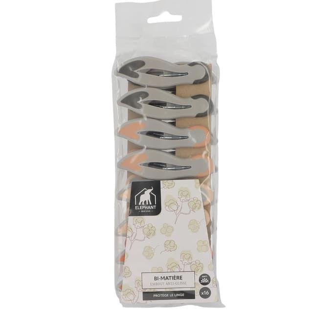 3543534420403 - Elephant - Clips bi-matière