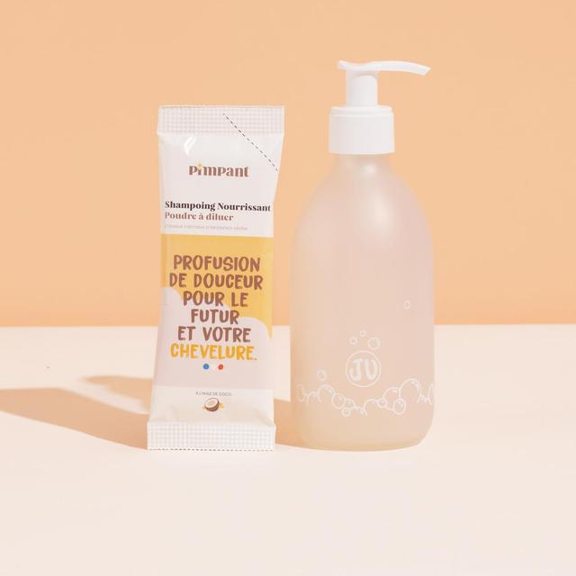3760349450603 - Pimpant - Shampoing Nourrissant recharge à l'huile de coco