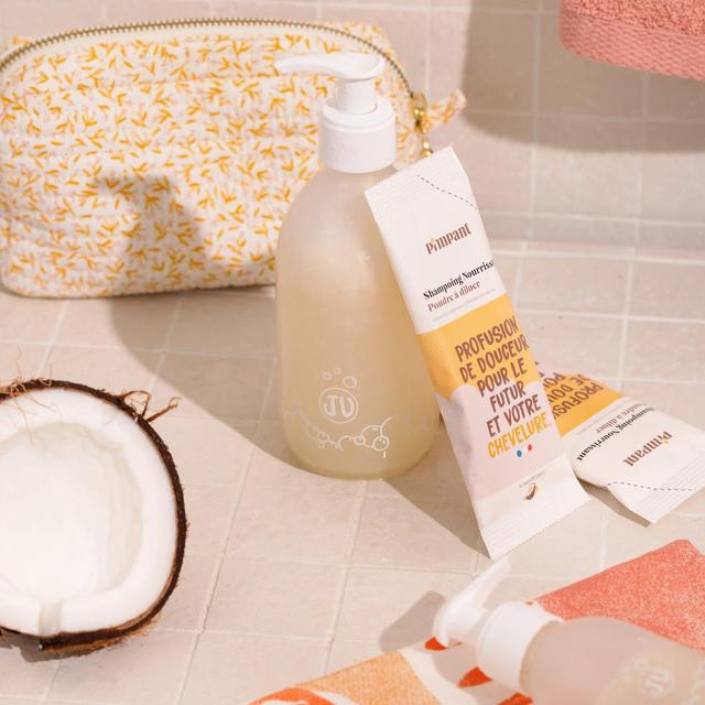 3760349450603 - Pimpant - Shampoing Nourrissant recharge à l'huile de coco