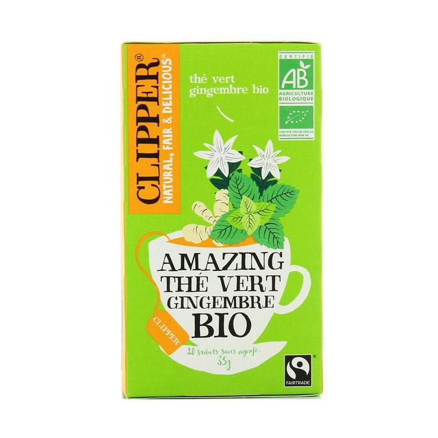 5021991940903 - Clipper - Amazing Thé vert gingembre Bio