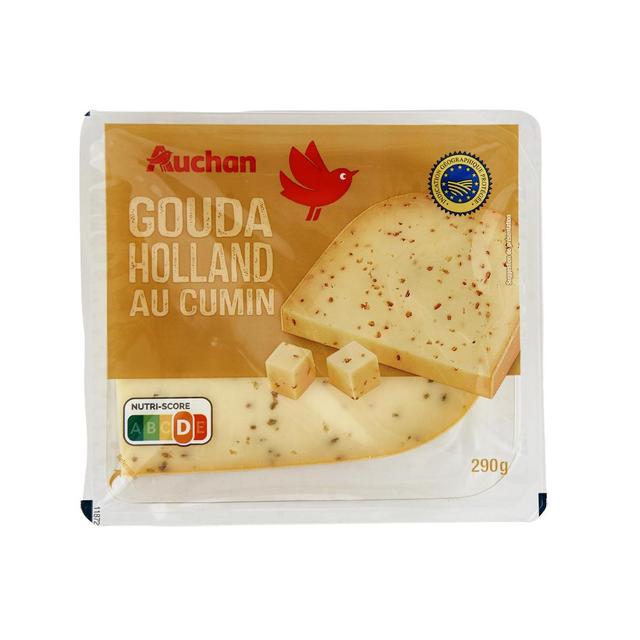 3596710471003 - Auchan - Gouda en bloc au cumin IGP
