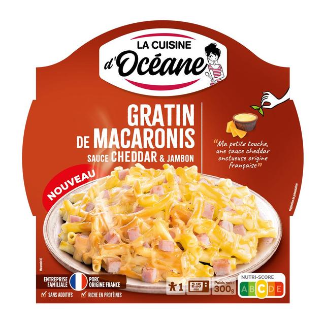 3188720001303 - La Cuisine d'Océane - Gratin Macaroni Sauce Cheddar et Jambon