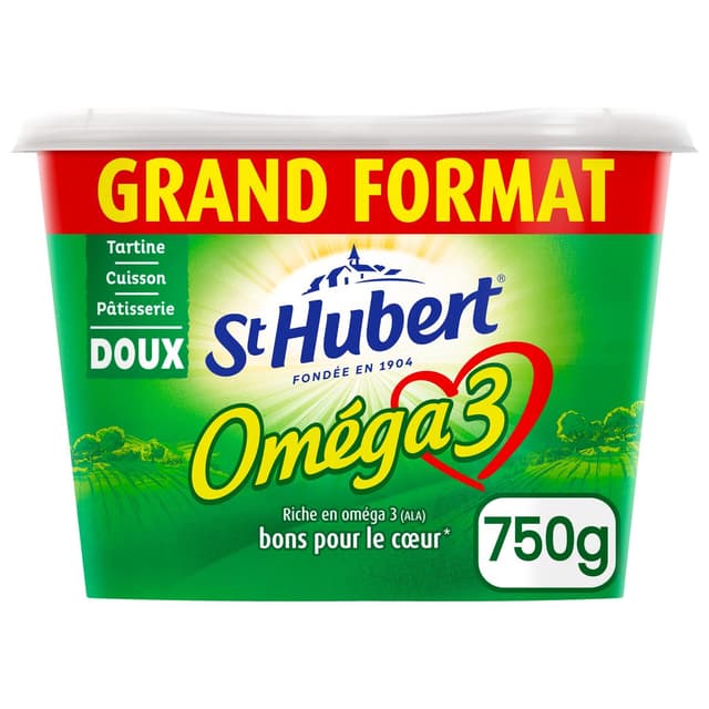 3366321051303 - Saint Hubert - Margarine oméga 3 doux tartine et cuisson