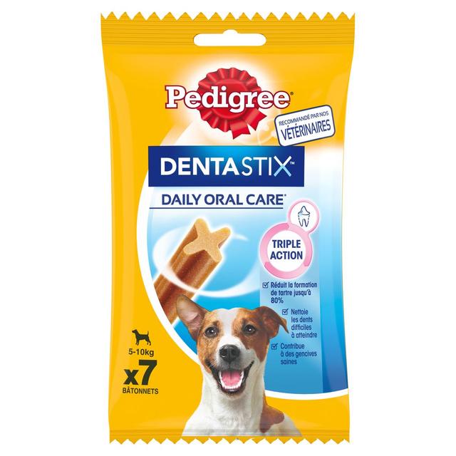 5010394002103 - Pedigree - Dentastix Daily Oral Care - Bâtonnets Hygiène Bucco-Dentaire pour petit chien x7