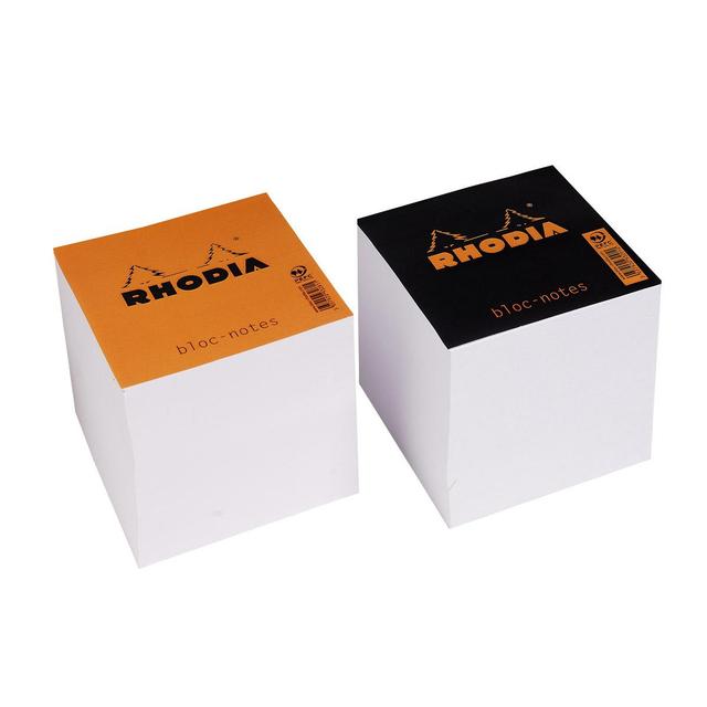 3037920932903 - Rhodia - Bloc-notes cube encollé uni 90 x 90 mm