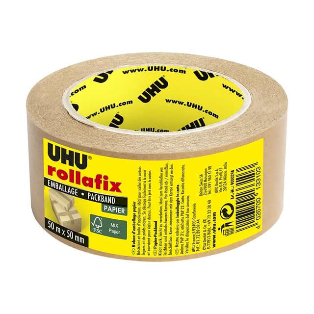 4026700133103 - Uhu - Ruban adhésif d'emballage en papier kraft