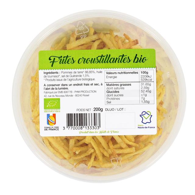 3770008133303 - PHM production - Frites croustillantes Bio