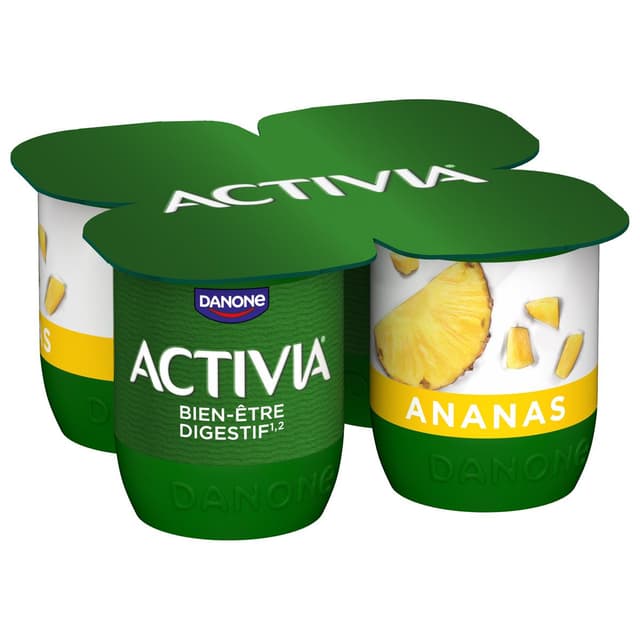 3033491325403 - Activia - Yaourt bifidus ananas