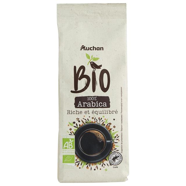 3245677725703 - Auchan BIO - Café moulu pur arabica bio