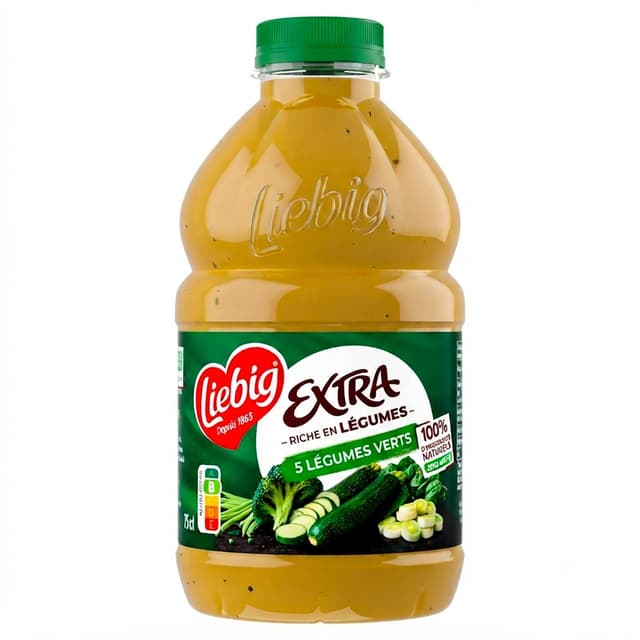 3036815476003 - Liebig - Soupe Velouté de 5 Légumes Verts en Bouteille