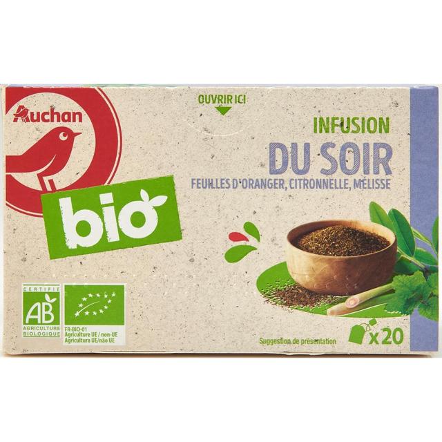 3596710486403 - Auchan BIO - Infusion du soir bio