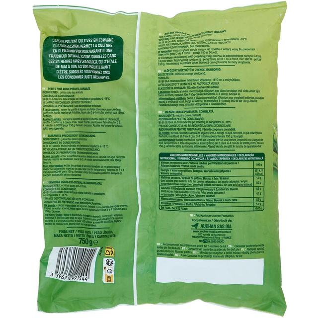 3596710506903 - Auchan - Petits pois doux
