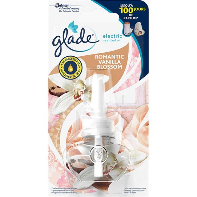5000204117103 - Glade - Désodorisant Recharge Fleur de vanille romantique Electric Scented Oil