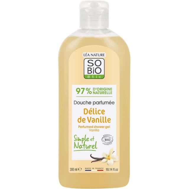3517360028003 - SO'BIO ETIC - Gel Douche Parfumée Délice de vanille