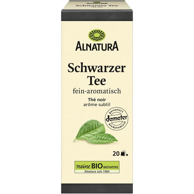 4104420038103 - Alnatura - Thé noir bio finement aromatique - 20 sachets