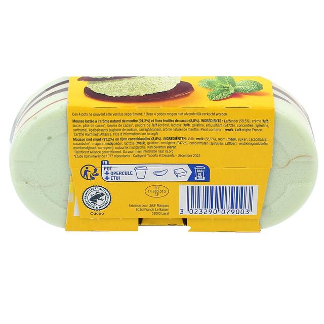 3023290079003 - La laitière - Feuilleté de Mousse Menthe