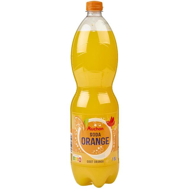 3254560599703 - Auchan - Soda goût orange
