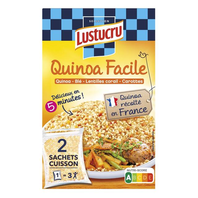 3760341070304 - Lustucru - Quinoa Facile Blé Lentilles Corail et Carottes