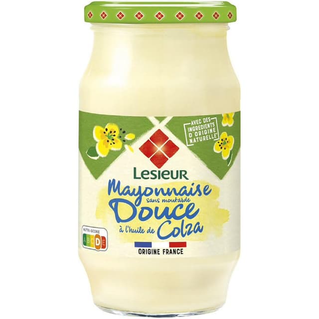 3011360030504 - Lesieur - Mayonnaise Fine et douce en bocal