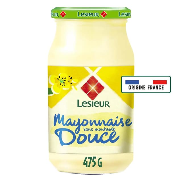 3011360030504 - Lesieur - Mayonnaise Fine et douce en bocal