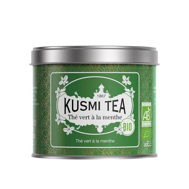 3585810080604 - Kusmi Tea - Thé vert à la menthe Bio - Boîte métal