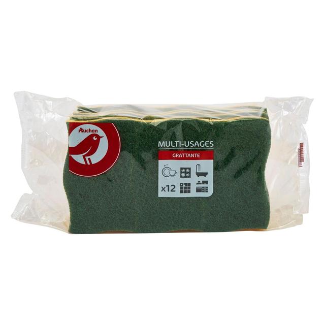 3245678040904 - Auchan - Eponges grattantes multi-usages