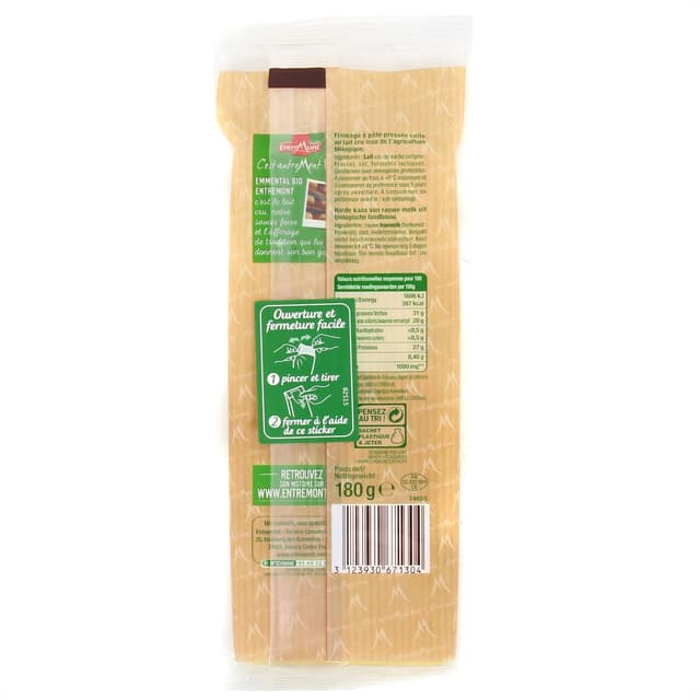3123930671304 - Entremont - Emmental bio portion