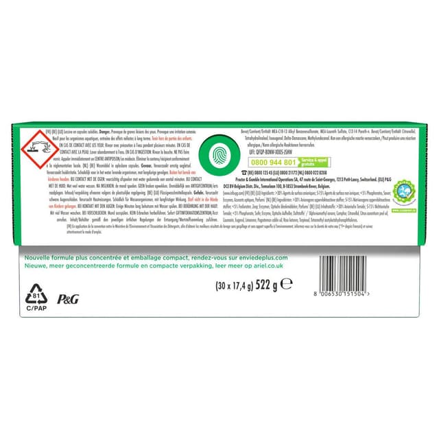 8006530151504 - Ariel - Lessive Capsules 4in1 Pods Original