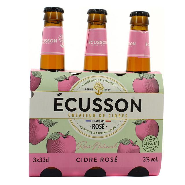 3182280091804 - Ecusson - Cidre Rosé Naturel 3°