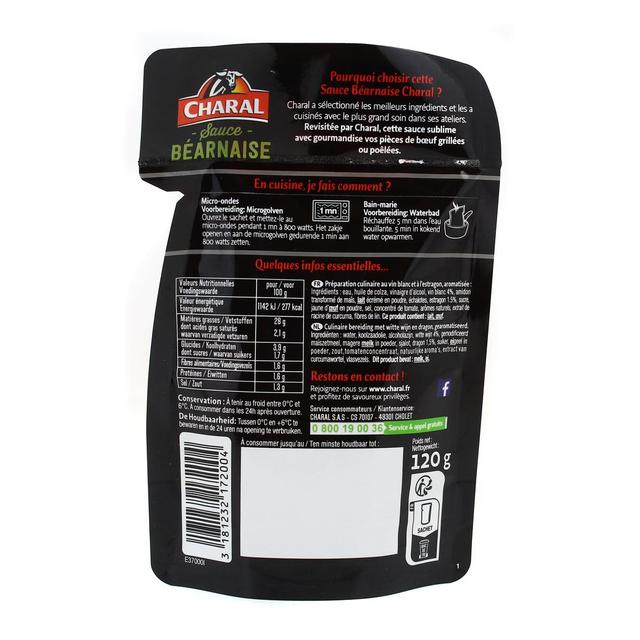 3181232172004 - Charal - Sauce Béarnaise avec du vin blanc et de l'estragon