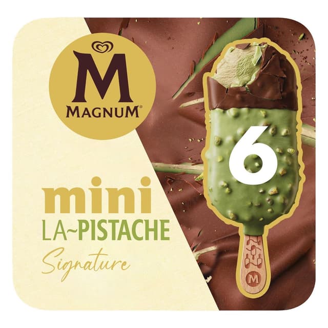 8721274813104 - Magnum - Bâtonnets glacés pistache chocolat au lait