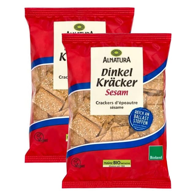 4104420053809 - Alnatura - Crackers d'épeautre sésame bio