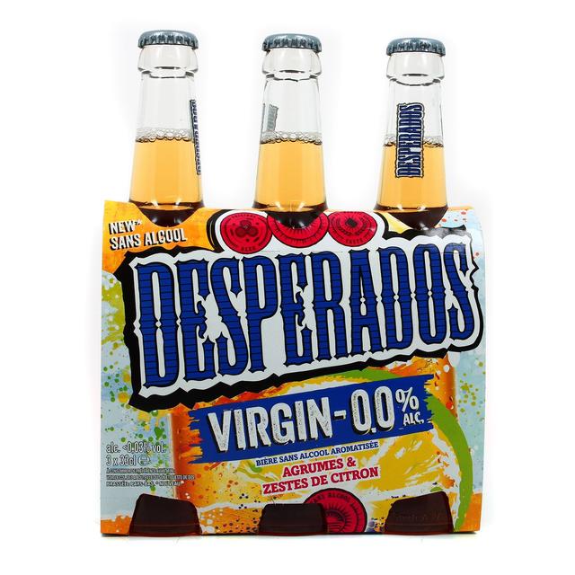 3119780273904 - Desperados Virgin - Bière blonde 0.00° aromatisée agrumes et zestes de citron