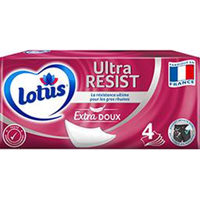 3133200074704 - Lotus - Mouchoirs en boîte Ultra Resist