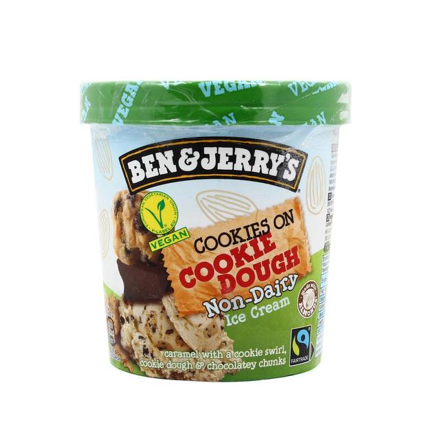 8711327374904 - Ben&Jerry's - Glace caramel à base d'amande Cookie Dough Vegan 465ml