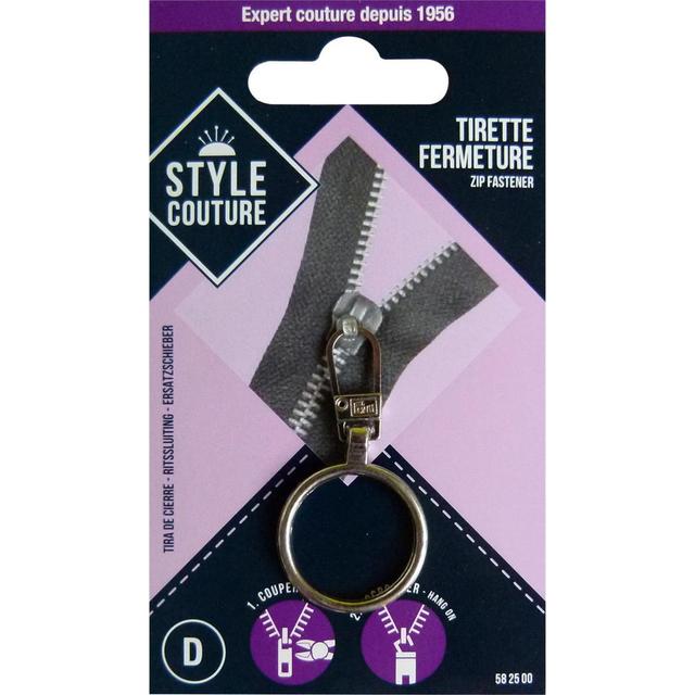 3040695825004 - Style couture - Tirette de fermeture éclair