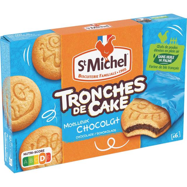 3178530405804 - St Michel - Tronche de cake moelleux chocolat x6